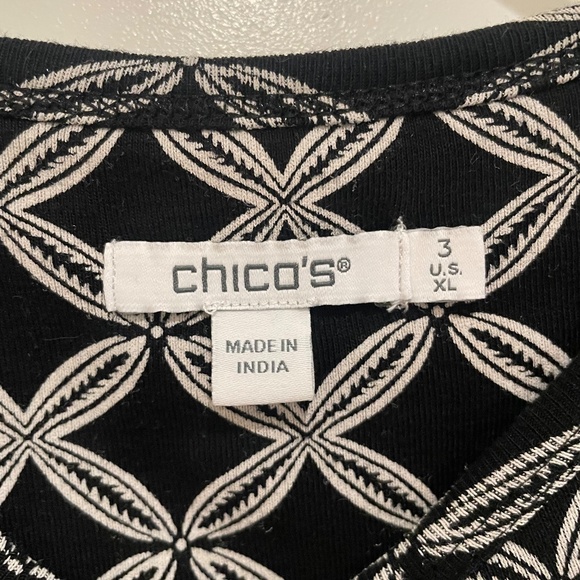Chicos Printed Top - Picture 3 of 4